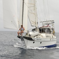 Sailing in the Galapagos