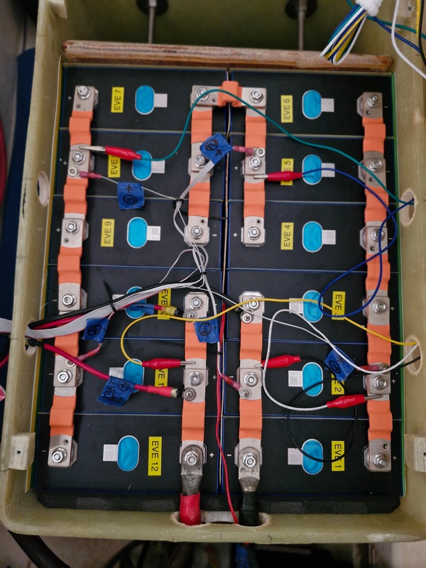 Our New LifePO4 Battery in its Compression Box